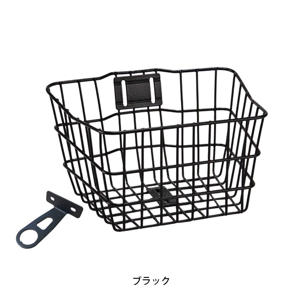 幼児・子供車用バスケット センタン 自転車 前カゴ CTB-CHI(カゴブラケット付属)ブラック 070207