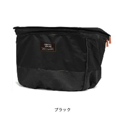 アサヒ 自転車カゴカバー COVERS LOVERS 前バスケットカバー 2段式 (電動カゴ対応) ブラック