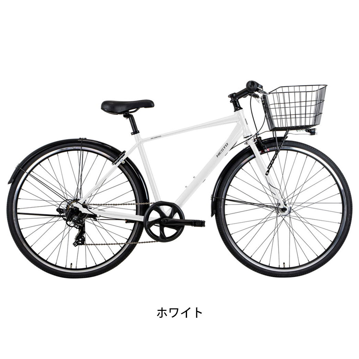 ネスト ママチャリ シティ 自転車 スコルト NESTO 27インチ 6段変速 SCORTO NE-22-015