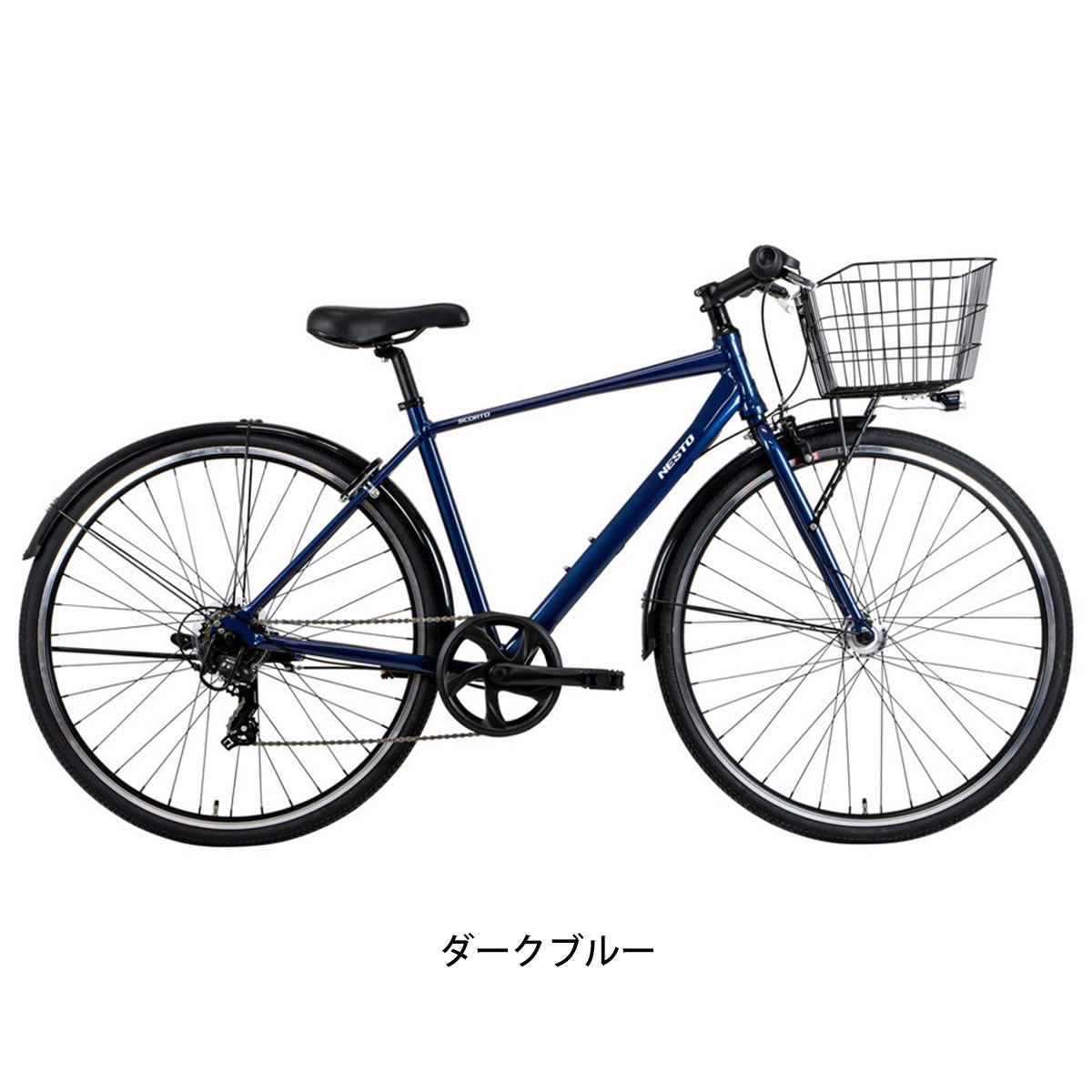 ネスト ママチャリ シティ 自転車 スコルト NESTO 27インチ 6段変速 SCORTO NE-22-015 の自転車写真
