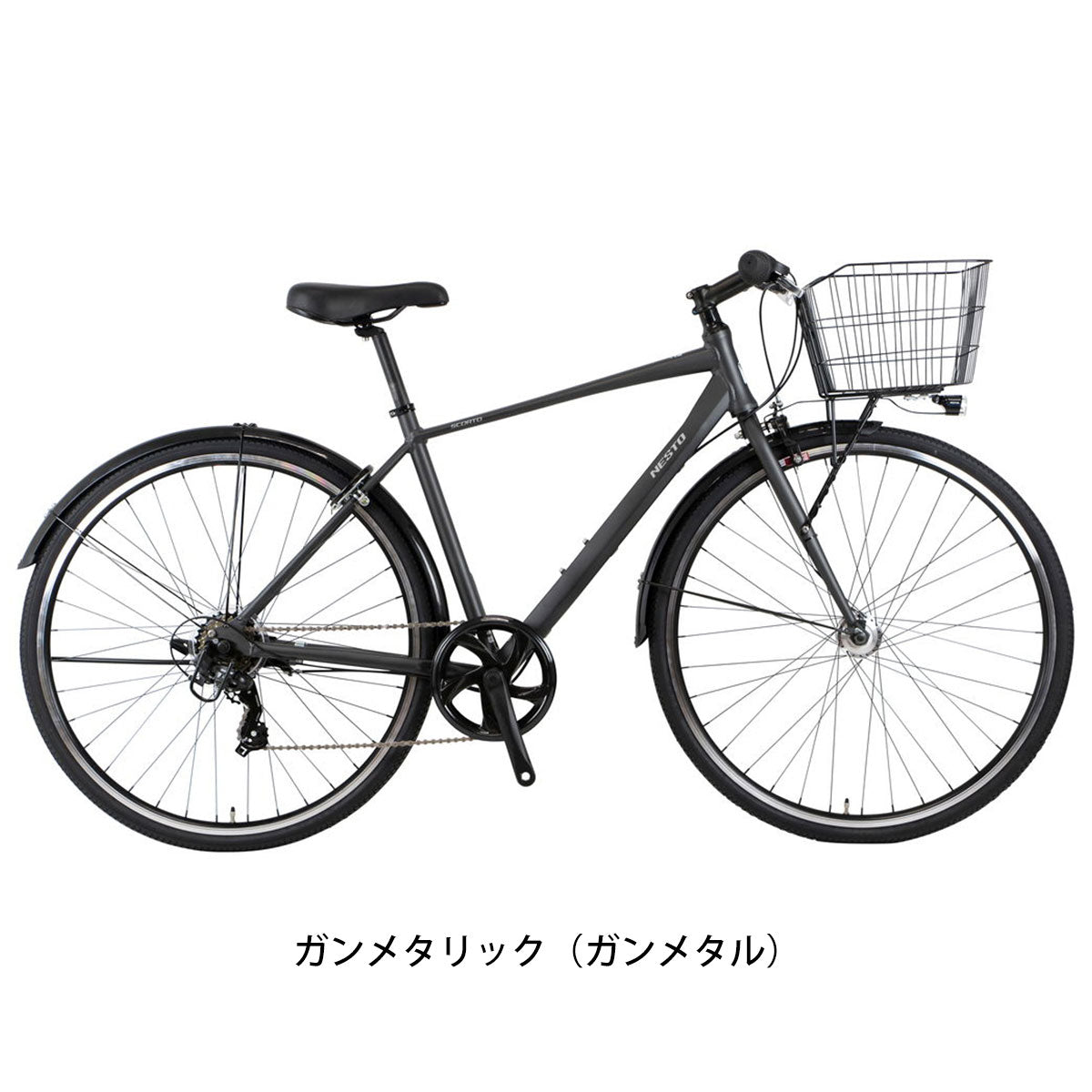ネスト ママチャリ シティ 自転車 スコルト NESTO 27インチ 6段変速 SCORTO NE-22-015