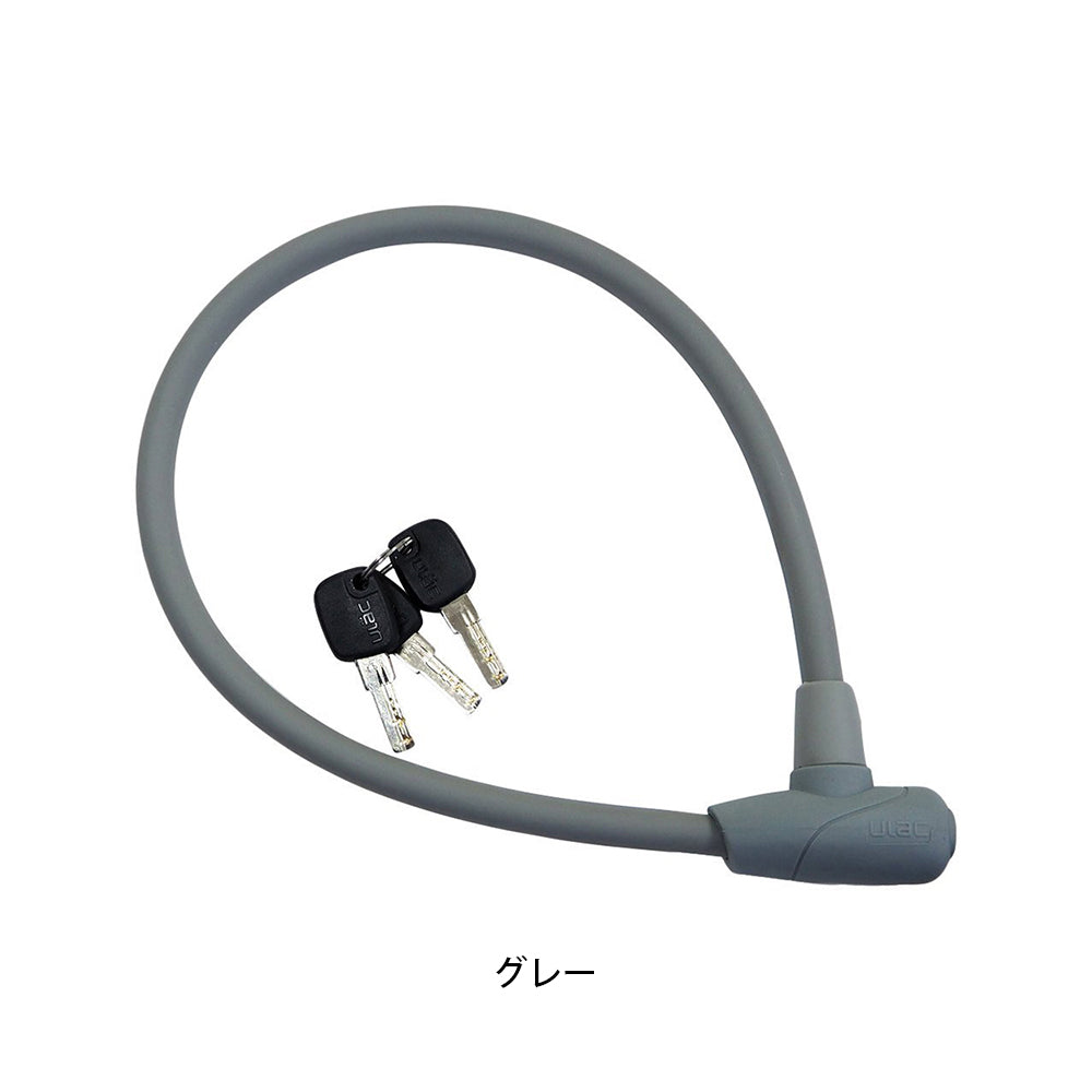 ユーラック 自転車 ワイヤー錠 60cm ULAC S5T