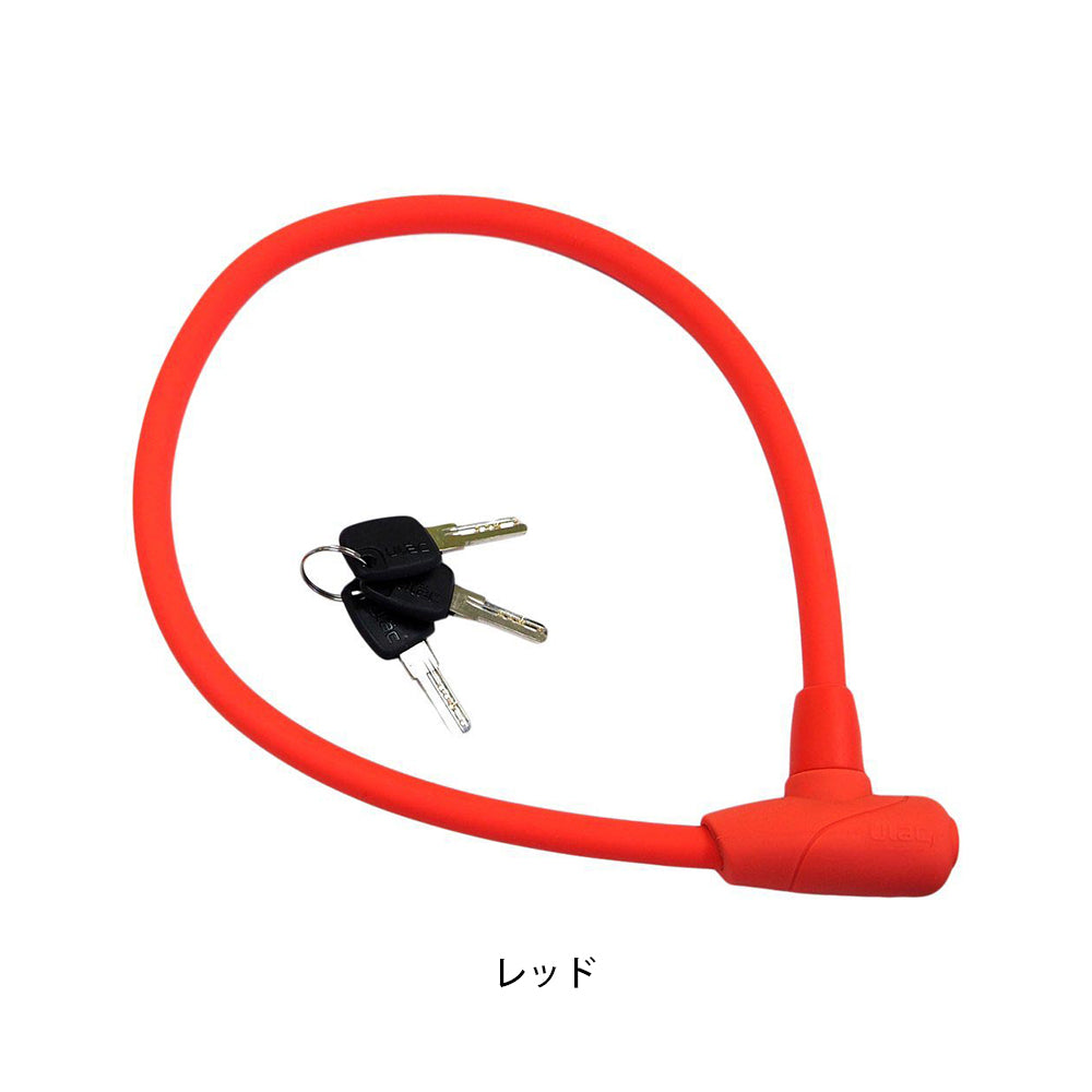 ユーラック 自転車 ワイヤー錠 60cm ULAC S5T