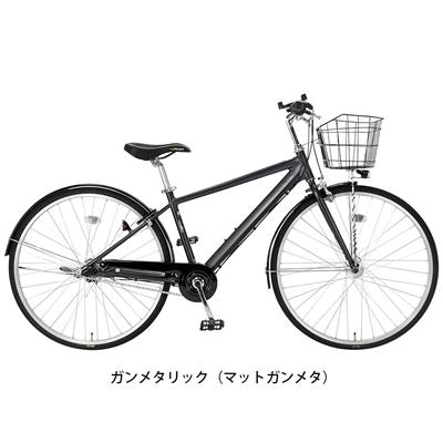 ママチャリ シティ 自転車 スマホホルダー付き noARu Holder サイクルスポット 27インチ 3段変速 CS-273CROSS-HDR