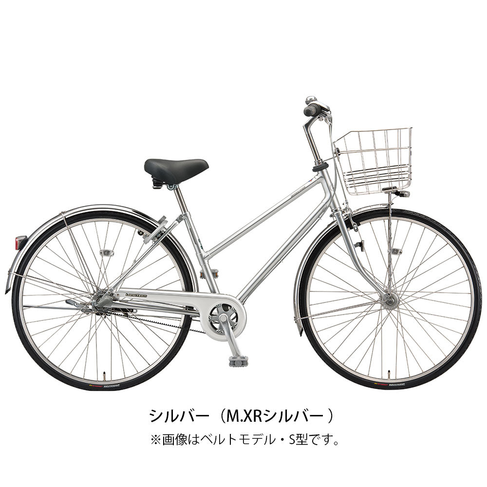 ブリヂストン ママチャリ シティ 自転車 2022年 ロングティーン デラックス ベルト・S型モデル ブリジストン BRIDGESTONE 26インチ 3段変速 オートライト L63SB2 の自転車写真