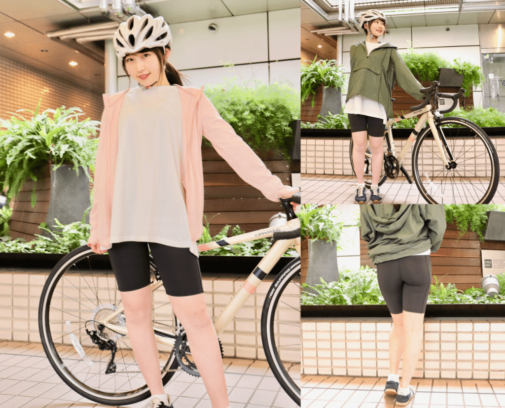 GU WOMEN サイクルパンツ