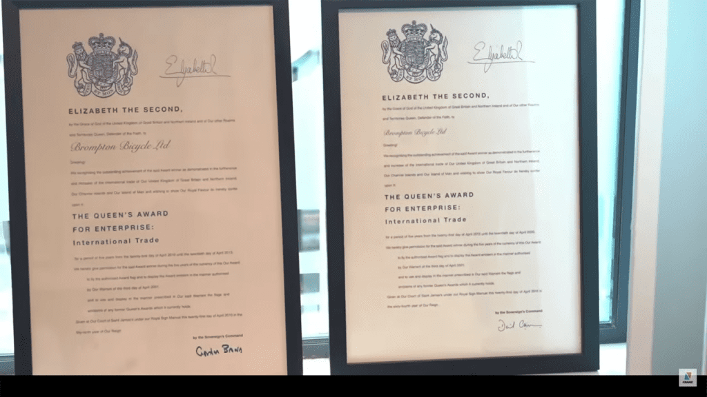 英国女王賞（QUEENS AWARD）を受賞