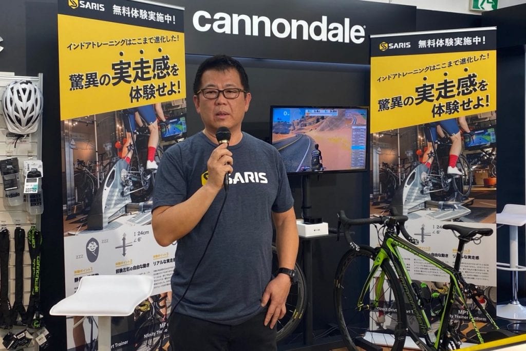 株式会社 ワイ・インターナショナル 代表取締役社長 鳥居 恵一郎さん。バーチャルライドの可能性を強く感じておられるようだ。