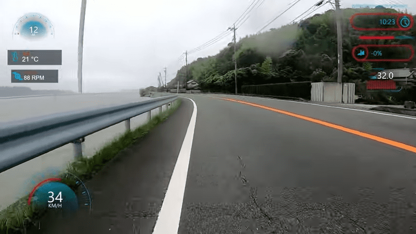 湖 雨が降ってきた!!