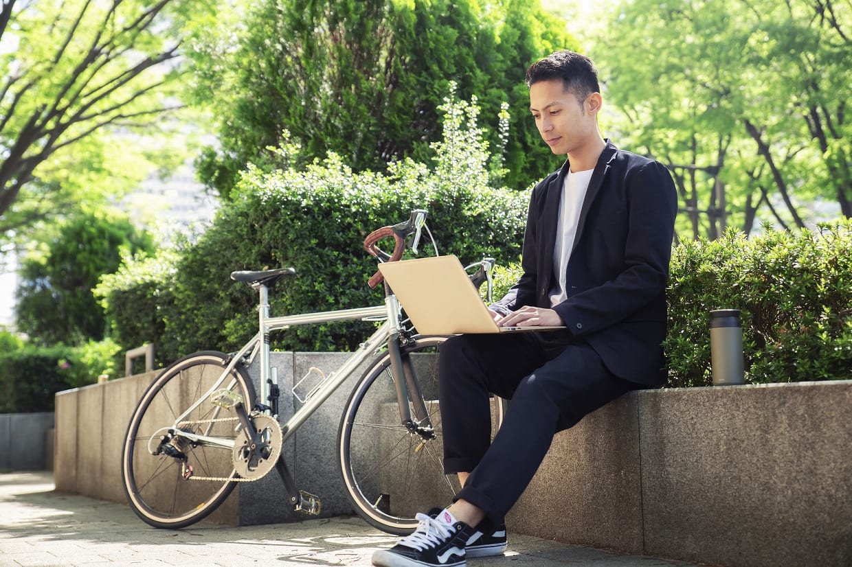 自転車通勤は、仕事の効率アップにもつながる