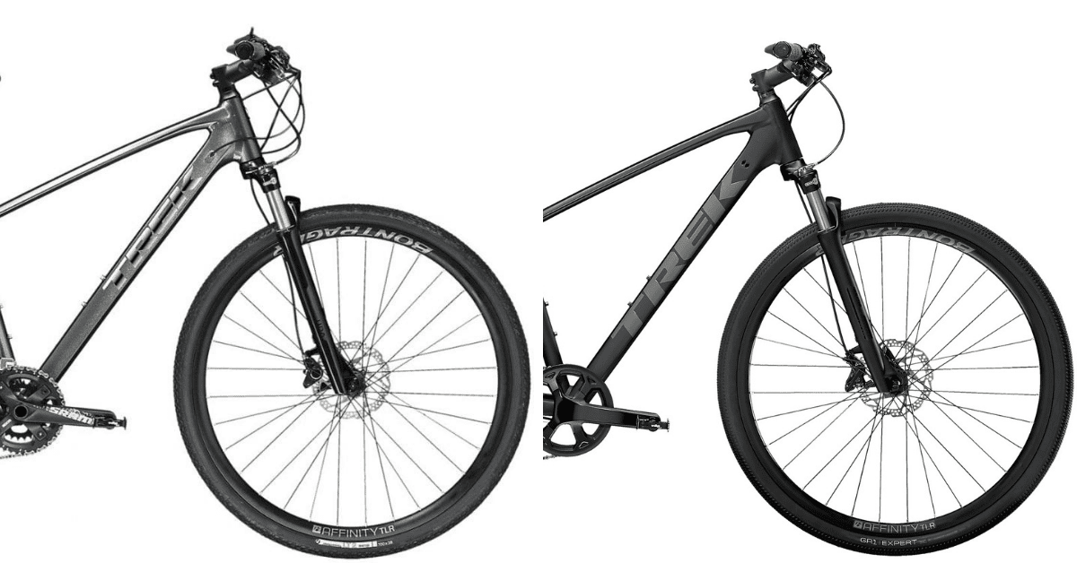 トップグレードのDual Sport 4で比べてもこのとおり(左:2020、右:2021)。旧モデルからケーブル内蔵ではあったが、スッキリ度の差は歴然。