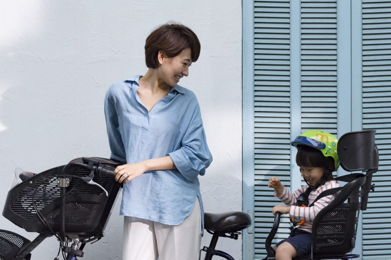 幼児2人同乗基準適合車なら3人乗りができる