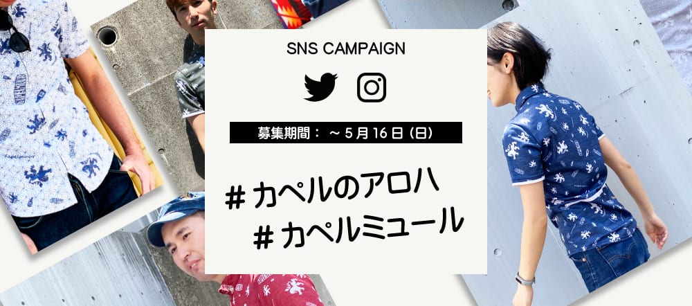 ハッシュタグキャンペーン「#カペルのアロハ」