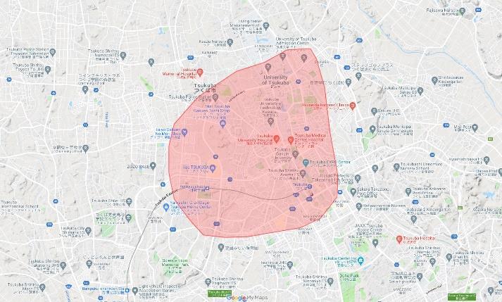 つくば市エリア