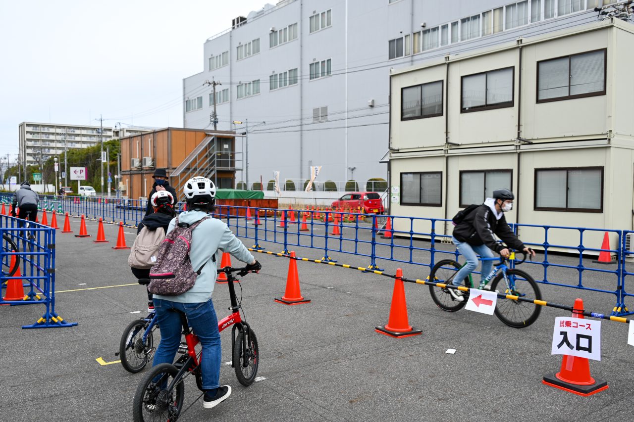 名古屋サイクルスポーツデイズ試乗コーナー