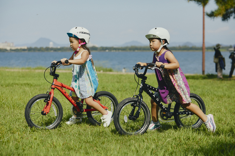 マリンの子供用自転車は日本人の子どもの体格に合わせた設計