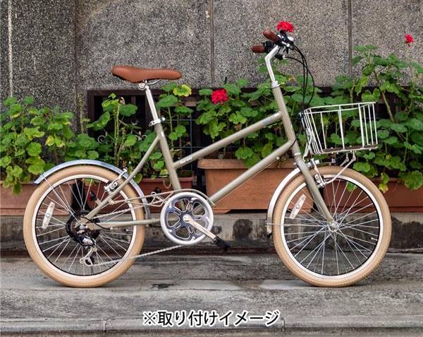 ミニベロ(カゴ取り付けイメージ)