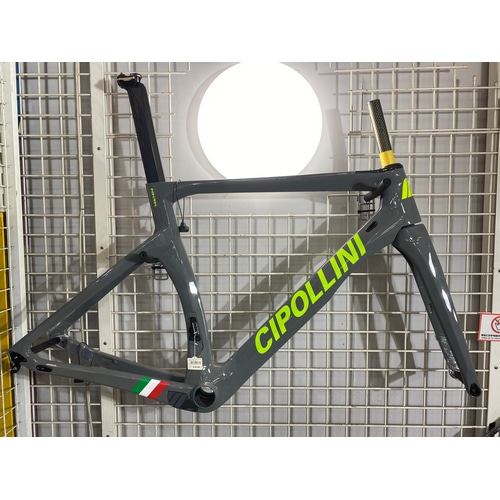 CIPOLLINI ( チポッリーニ ) ロードフレーム NK1K DISC ( NK1K ディスク ) グレー/N.LIME M(適正身長175cm前後)