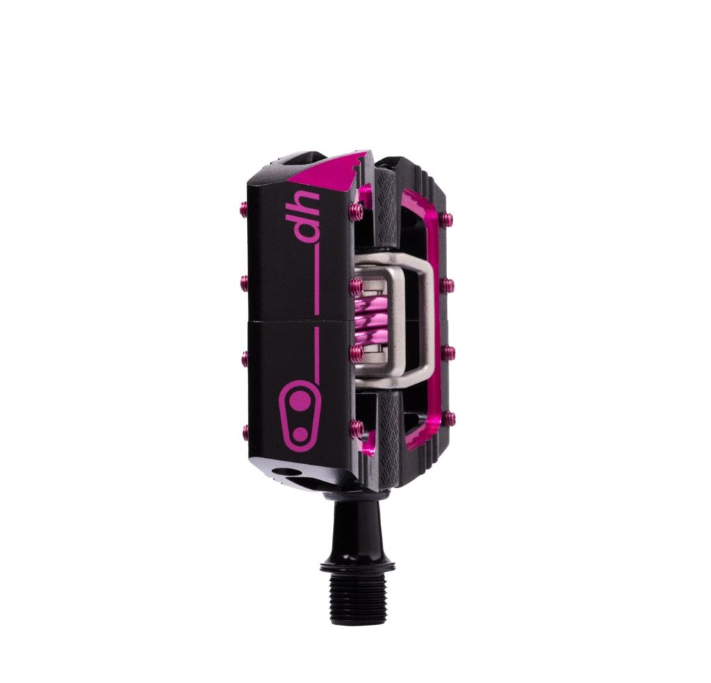 MALLET DH BLACK / MAGENTA Limited edition Side