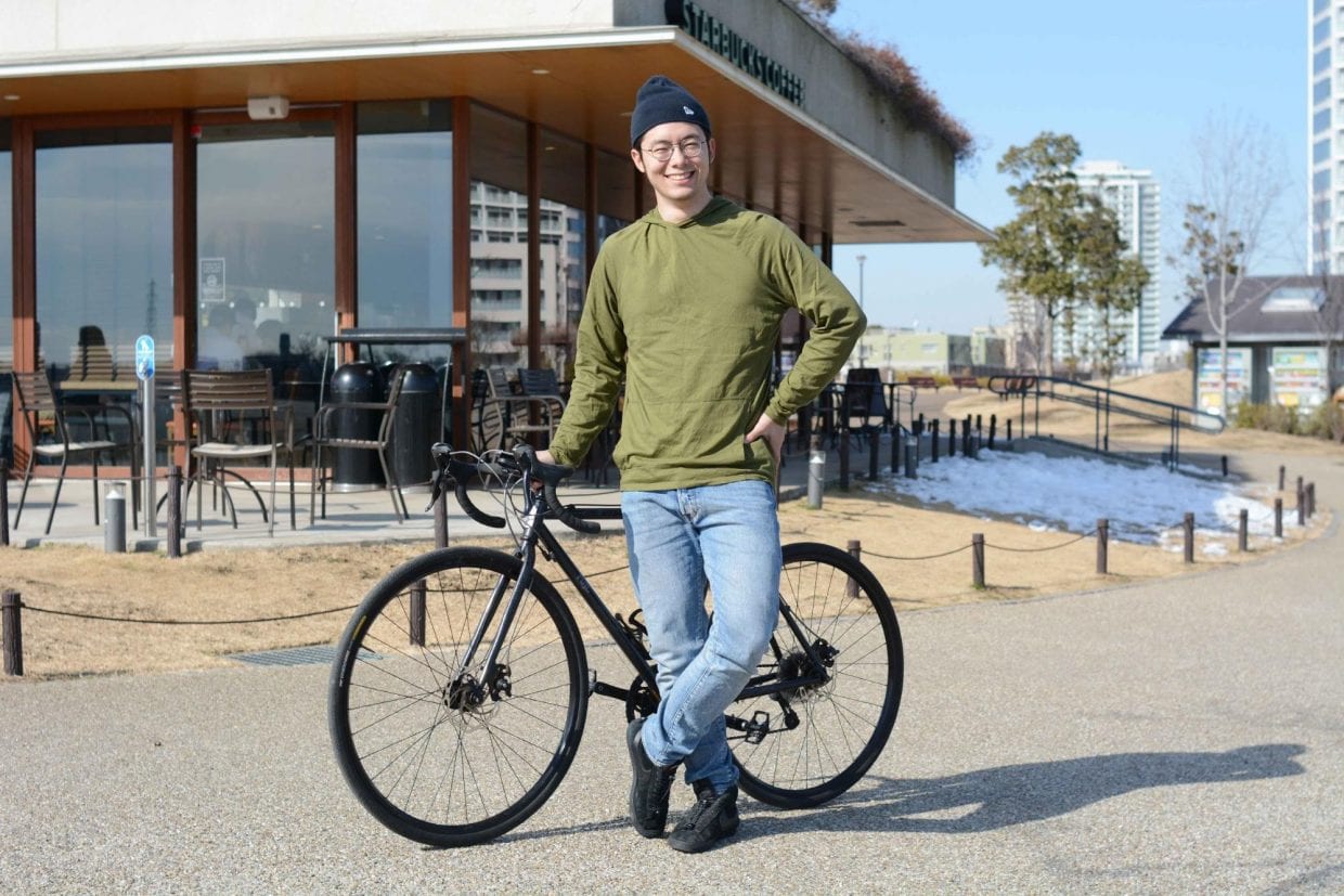 日本一の自転車ユーチューバーけんたさんのコーディネート