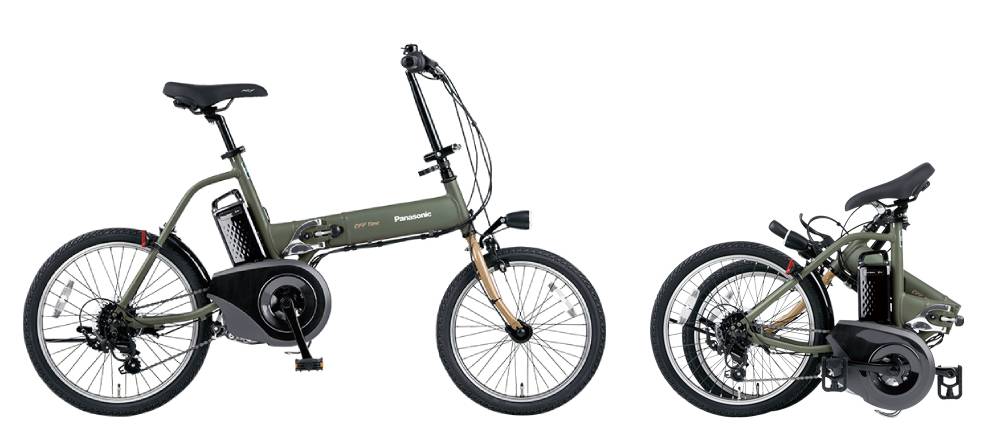 パナソニックの折りたたみ電動アシスト自転車『オフタイム』