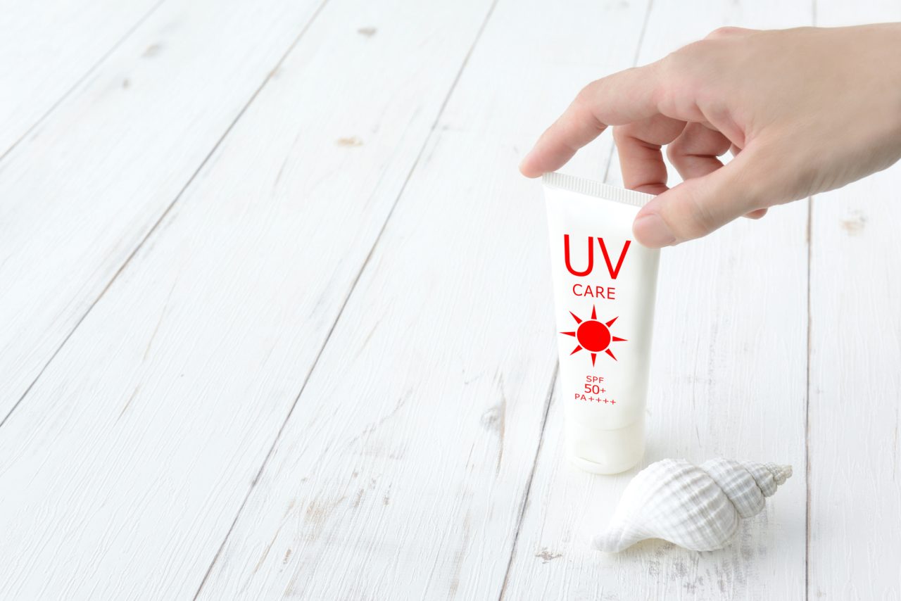 日焼け止めでは、SPF50+、PA++++の商品を選ぶ