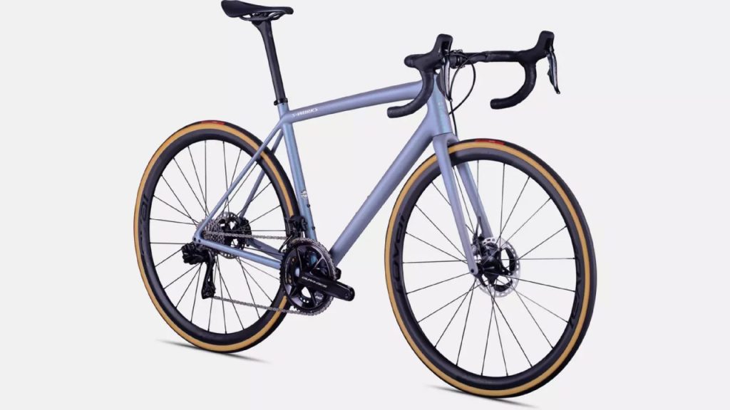 S-WORKS AETHOS - SHIMANO DURA-ACE DI2、COOL GREYCHAMELEON EYRIS TINTBRUSHED CHROME(税込1,650,000円)