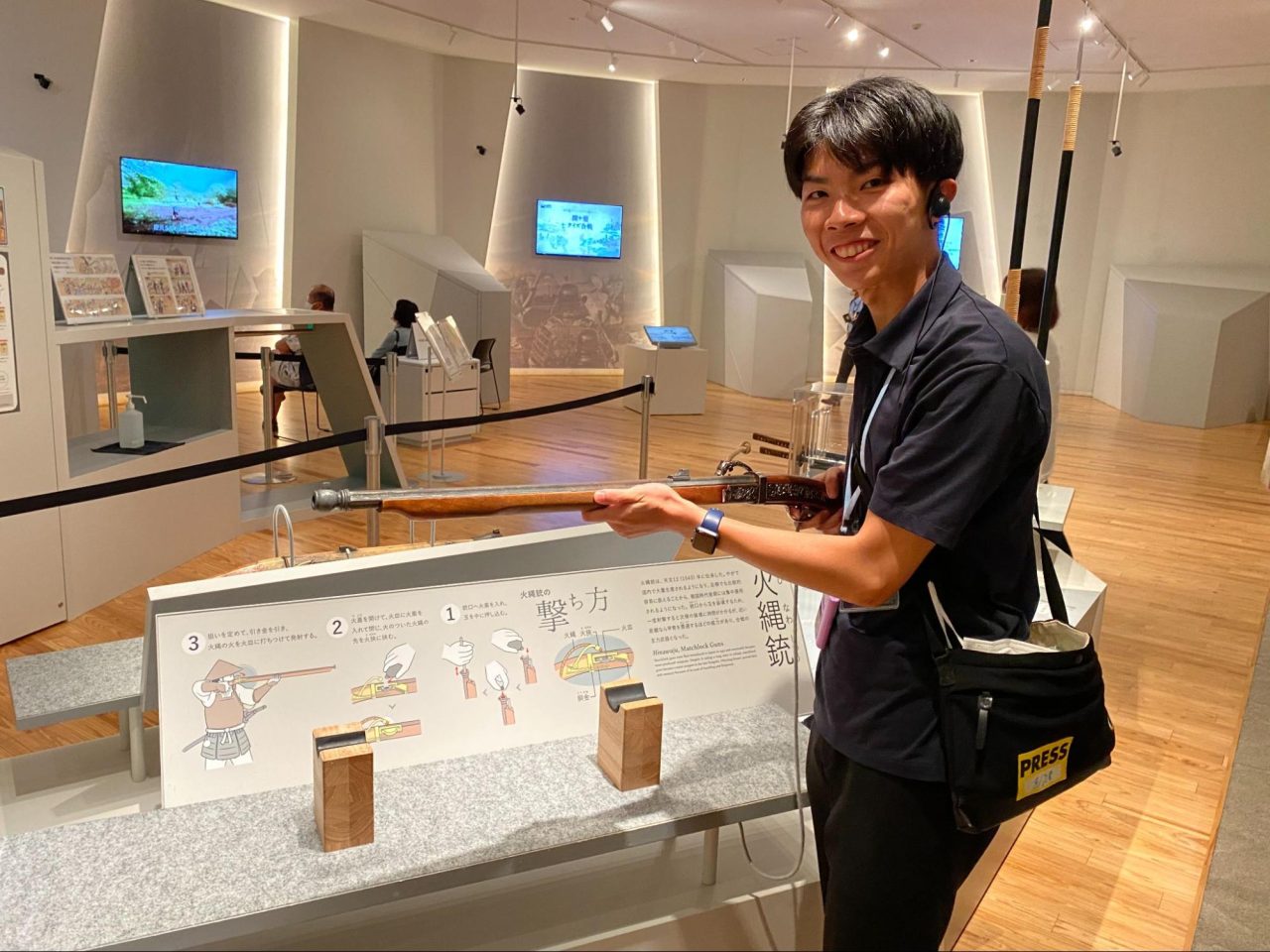 関ヶ原を学ぶ、戦国体験コーナー