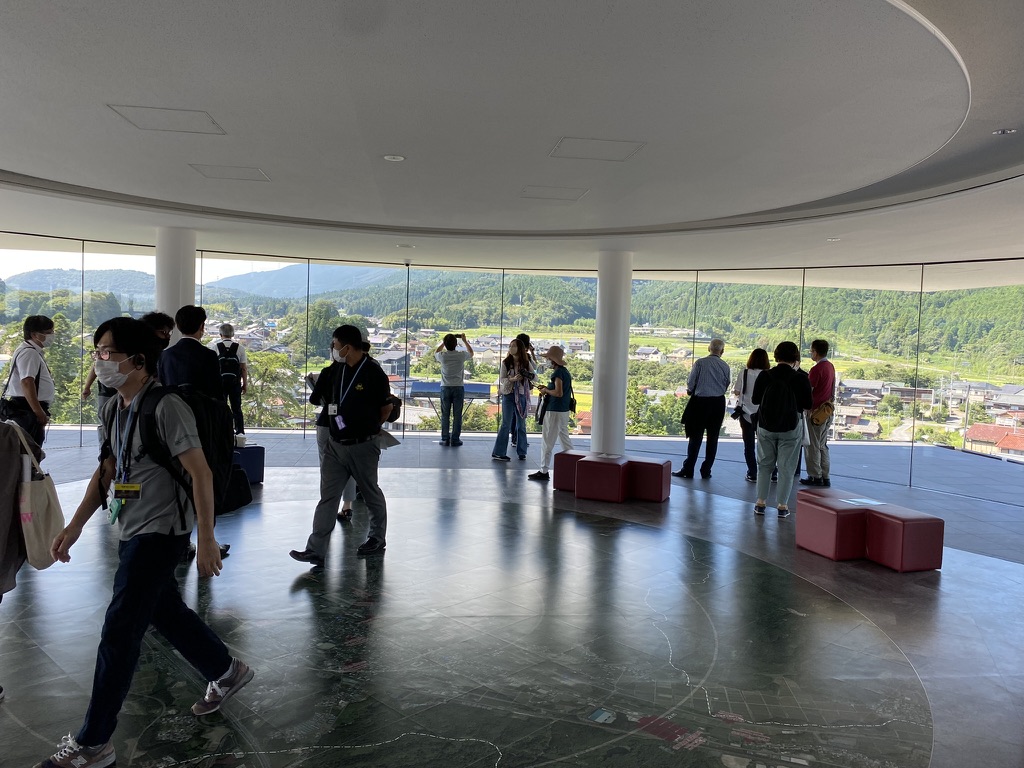 関ヶ原古戦場全体を360度見渡すことができる展示室