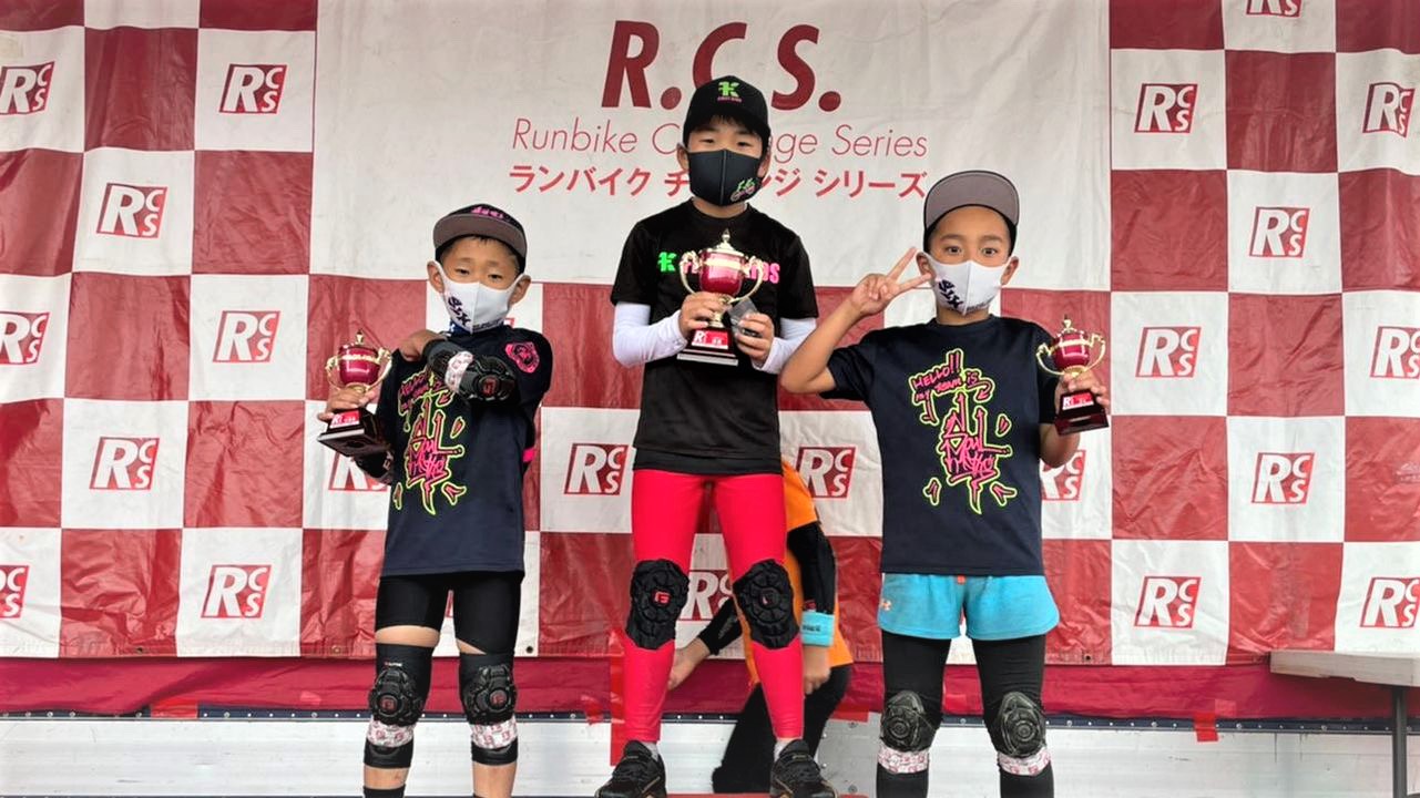※2人でRCSの表彰台に立つことができました