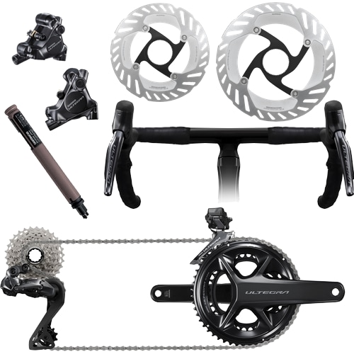 SHIMANO ( シマノ ) コンポセット ULTEGRA ( アルテグラ ) R8170 キット RT-CL800 Di2 油圧ディスク 12S 170mm / 50-34t / 11-30T