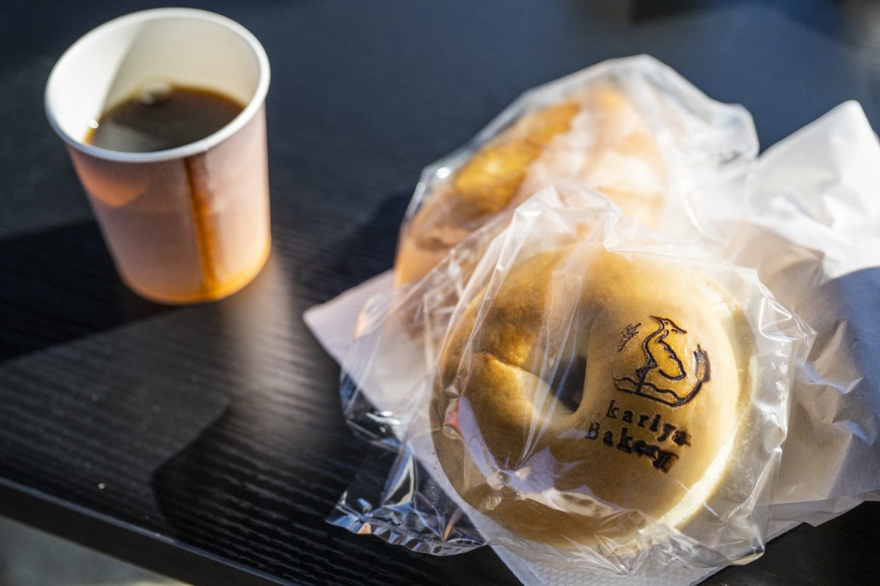 コーヒーとパン