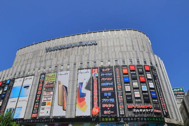 広い自転車売場がある家電量販店も多い