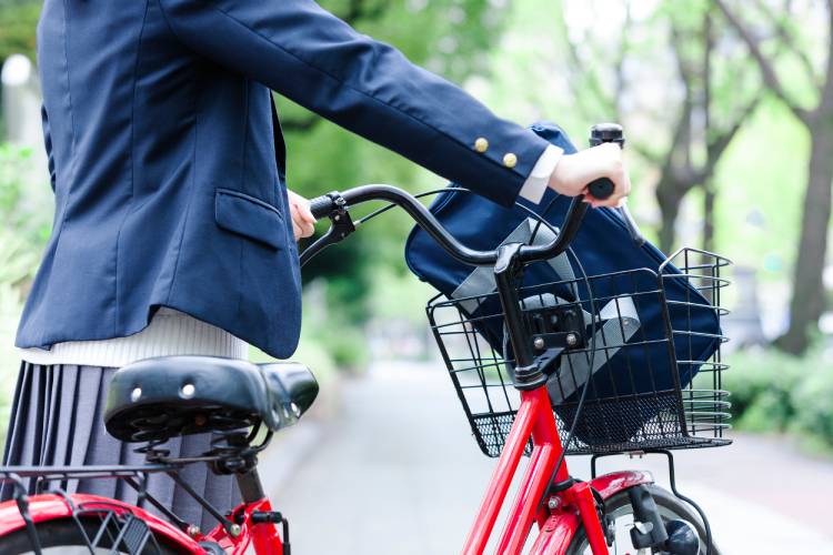 自転車通学(イメージ)