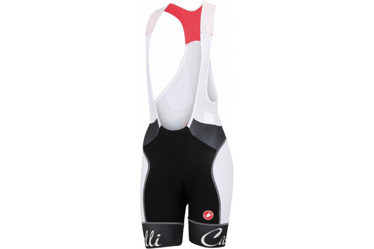 CASTELLI ( カステリ ) ビブショーツ FREE AERO W BIBSHORT ( フリー エアロ ウィメンズ ビブショーツ ) 101 ブラック/ホワイト M