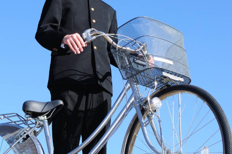 自転車通学(イメージ)