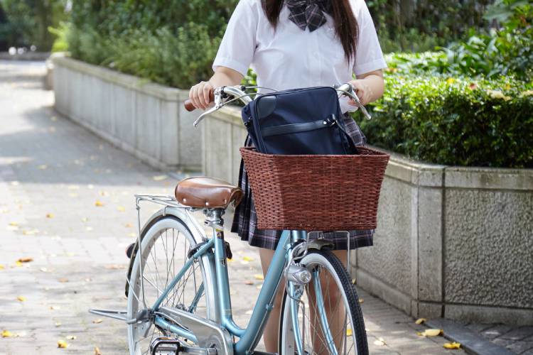 自転車通学(イメージ)