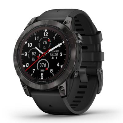 ガーミン（GARMIN）fenix 7 Pro Sapphire Dual Power Ti Carbon Gray /Black