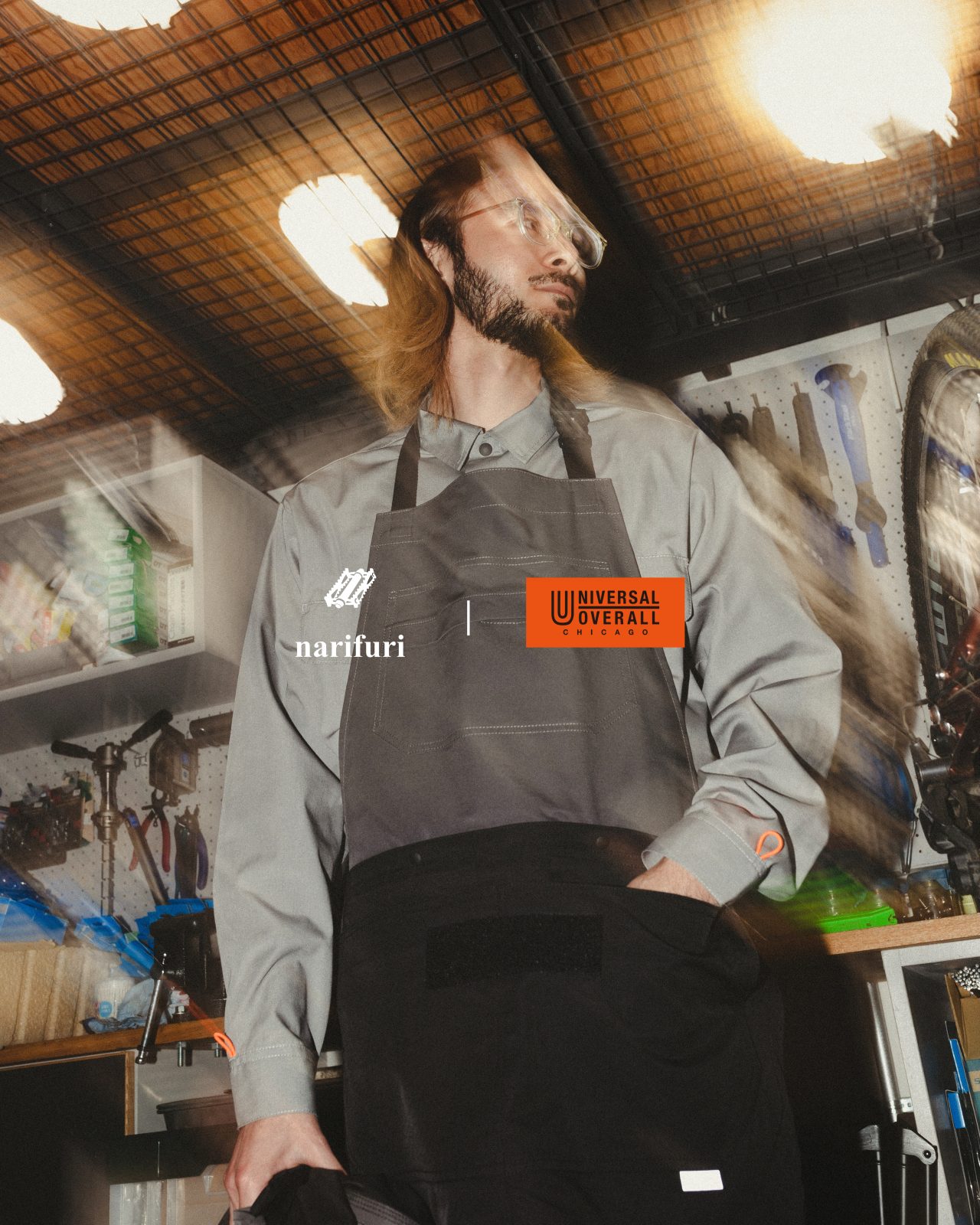 narifuri×UNIVERSAL OVERALL カバーオール