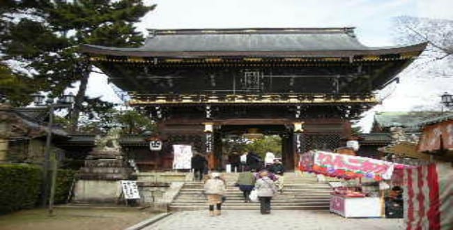 北野天満宮へ梅の花見サイクリング