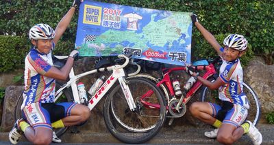 千葉福岡1200km親子二人旅無事ゴール!!　藤本親子にインタビュー、裏話お届けします