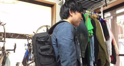 自転車で移動するとき用にカメラリュックを買った