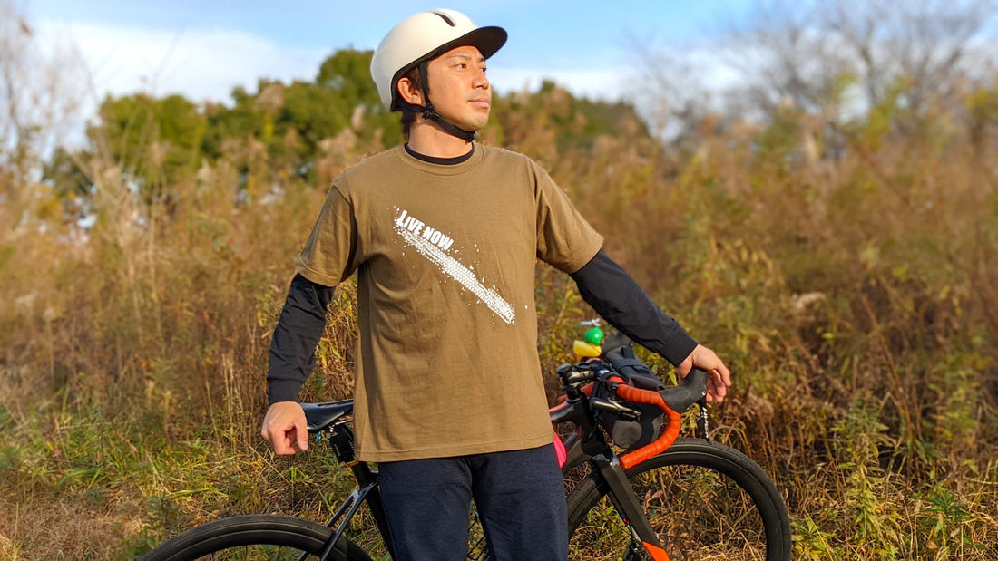 【IRISO】「サイクルTシャツ」でゆるくカッコ良く『今田イマオ』×『IRISO』コラボ｜グラベルライド用3pockets T登場！！