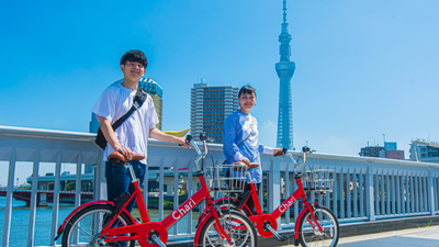 東京 浅草エリアを中心にシェアサイクルサービス「Charichari（チャリチャリ）」開始