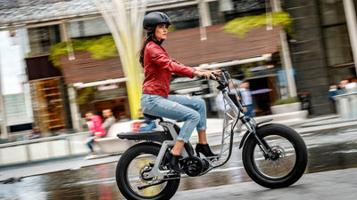 モータリスト「ユナイテッドカフェ」にてアシスト自転車 ISSIMO（イッシモ）を展示