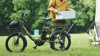自転車キャンプにぴったりの『ログ ワゴンe』はバツグンの積載量とパワフルアシストが魅力！