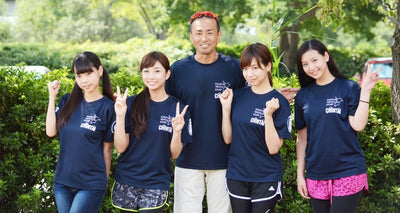 グラドル4人がトライアスロン！？チームCHINTAI、99Tに向けて合同練習を実施