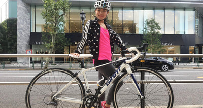 自転車で行く私のヨガスポット ー 東京ミッドタウン