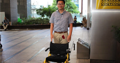 座って漕ぐ自転車・リカンベントとの関係性はいかに？リハビリできる車いす「COGY」の鈴木社長に聞いてきた
