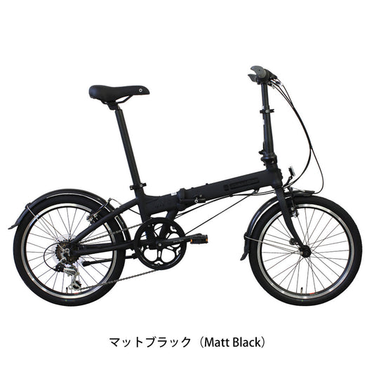 店頭受取限定 ダホン Hit 2024 折り畳み自転車 20インチ 6段変速 の自転車写真